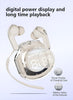 Crystal Transparent Waterproof & Wireless Earbuds, LED Digital Display