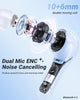 Crystal Transparent Waterproof & Wireless Earbuds, LED Digital Display