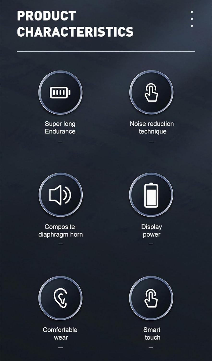 Crystal Transparent Waterproof & Wireless Earbuds, LED Digital Display